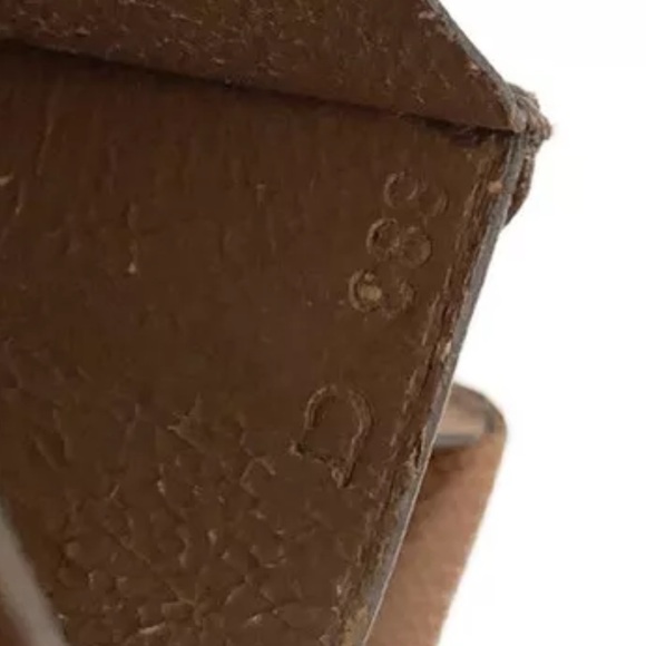 Louis Vuitton LV Monogram Porte Monnaie Gousset Coin Purse logo wallet mini Auth - Picture 14 of 14